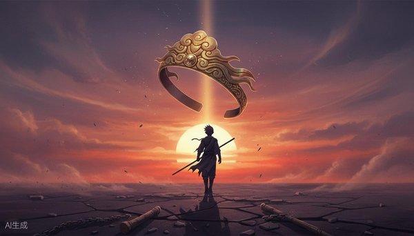 金箍落下，少年远走